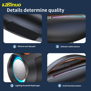 Altavoz Portátil Bluetooth de Gran Capacidad para Exteriores, Altavoz de Doble Efecto, Altavoz Grande de 20 W de Alta Potencia, Subwoofer, Altavoz Bombox 3 - Product Image 3