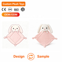 Peluche personnalisée en forme de lapin, en coton PP doux, certifiée CE, marque OEM, vente en gros, cadeau promotionnel