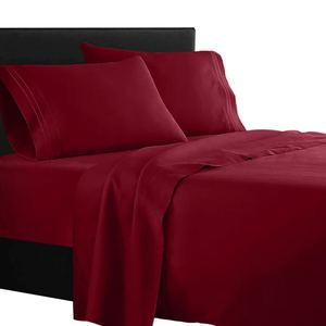 Luxury 1800 <strong>Ultra</strong> <strong>Soft</strong> Microfiber Queen Bed <strong>Sheets</strong> 300TC Double Brushed Deep Pockets Disposable Modern Style Bedding <strong>Sheet</strong> Set - Product Image 2