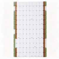 GY MJ0077 Jeu de Mahjong Américain en Acrylique Trois Couches Effet Bois Noyer, Tuiles Chinoises Modernes de Luxe en Bambou Lotus pour Divertissement et Jeux de Poker