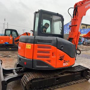 รถขุดตีนตะขาบฮิตาชิ ZX50U มือสอง เครื่องยนต์เดิม ขนาดกะทัดรัด เหมาะสำหรับงานสวนและงานเทศบาล สภาพดี พร้อมส่งออก - Product Image 5