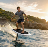 Planche de surf électrique hydrofoil en fibre de carbone personnalisée, télécommande sans fil, ensemble complet, Efoil motorisé pour les sports nautiques en mer