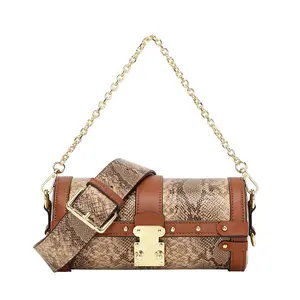Fashion shoulder bag women hot sell sexy snake printing crossbody purse sling bag for ladies