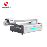 Sunthinks-impresora Uv SG6 2513-V06 de alta calidad, plóter de impresora UV de cama plana de plástico para puerta de Metal y vidrio