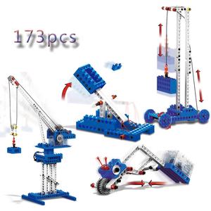 4 في 1 الإلكترونية ماكينات ألعاب مكعبات البناء لغز رافعة برجية مع هندسة التحكم عن بعد لعبة لصبي الاطفال التعليمية - Product Image 3