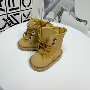 Bottes Martin pour poupées, longueur de pied 5,5 cm, pour poupées en coton de 10 cm et 20 cm, chaussures pour poupées American Girl de 14 pouces, accessoires de déguisement pour poupées - Vente chaude - Product Image 6