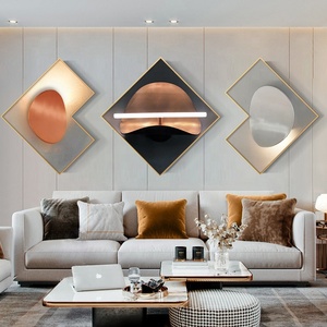 Đồ Trang Trí Phòng Khách Hiện Đại Sang Trọng Phòng Ăn Bộ Ba Nhân Vật Bắc Âu Trừu Tượng Pha Lê Thủy Tinh Tranh Tường Nghệ Thuật Thiết Kế - Product Image 3