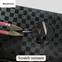 Tissu en cuir artificiel PVC résistant à l'eau, motif crocodile gaufré, tissu de rembourrage pour bagages, sacs à main, sièges de voiture, canapés