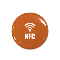 Impression personnalisée QR Code programmable étanche médias sociaux téléphone RFID NFC étiquettes époxy