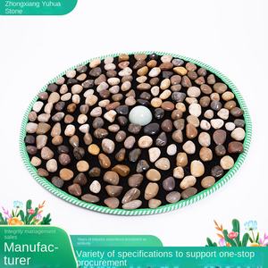 Pierre de fleur de pluie naturelle pliable en jade naturel thérapie d'acupression réflexologie marche pierre chemin tapis de massage des pieds - Product Image 3