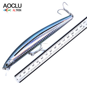 Señuelo Artificial Rígido Tipo Wobbler 160mm 30g Profundidad de Buceo 0.5-1.5m Minnow Flotante con Recubrimiento UV que Brilla para <span class=keywords><strong>Pesca</strong></span> de Atún en Agua <span class=keywords><strong>Salada</strong></span> - Product Image 6