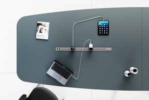 Mesa de Conferencia Comercial Moderna Convertible Eléctrica con Altura Ajustable, Escritorio de Oficina - Product Image 3