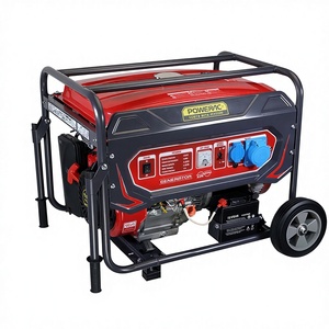เครื่องกำเนิดไฟฟ้าเบนซินน้ำหนักเบา 5KW 420cc 4 จังหวะ ระบายความร้อนด้วยอากาศ สตาร์ทด้วยระบบดึงกลับ 50/60Hz พร้อมหน้าจอ LED แรงดันไฟฟ้า 220V สำหรับใช้ในบ้าน ประสิทธิภาพสูง - Product Image 4