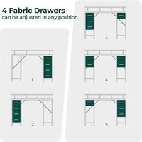 Bureau d'ordinateur moderne et minimaliste avec tiroir, idéal pour chambre individuelle ou bureau, table d'écriture de haute qualité à prix de gros