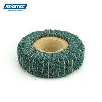RENOTEC Tampon de polissage et de récurage en nylon non tissé vert, personnalisable, OEM, diamètre 110 mm, durable, haute efficacité, dureté moyenne