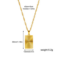 Collier en acier inoxydable plaqué or 18 carats, cœur papillon, chaîne simple pour pull, pendentif brossé tridimensionnel, style européen américain