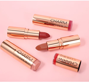 ลิปสติกเนื้อครีมสีชัด 8 เฉดสี บรรจุขวดทอง กันน้ำ ไม่ติดแก้ว ให้ความชุ่มชื้น สีนู้ด ชมพู แดง สดใส  วีแกน - Product Image 6