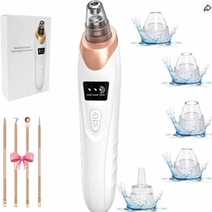 New Facial Pore Cleaner 5 Suction Power Rechargeable <b>Blackhead</b> Vacuum Kit Electric Acne <b>Extractor</b> Tool for Women - Product Image 1