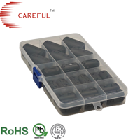Caja de Muestras de Núcleos de Ferrita SCRC Careful, 3.5.7.9mm, 1-300MHz, Filtración EMI, OEM/ODM, RoHS/REACH