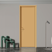 Porte moderne anti-déformation en MDF haute densité, résistante à l'eau et insonorisée, avec surface stratifiée continue CPL pour chambre et bureau