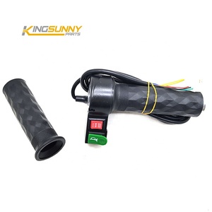 Pegangan setang Universal pegangan putar tiga kecepatan untuk aksesori sepeda skuter listrik Citycoco pegangan gas - Product Image 2