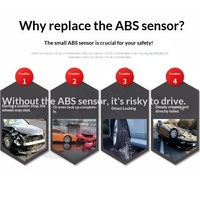 Capteurs de vitesse de roue ABS Chevrolet 15112379 15112378 19181873 15233108 84356646 Fabriqués en Chine