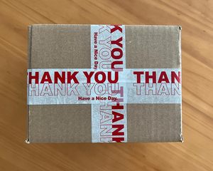 Cảm ơn bạn đã in Băng đóng gói Bopp cho doanh nghiệp nhỏ một mặt Acrylic màu đỏ trắng carton niêm phong Băng vận chuyển có ngày tốt đẹp - Product Image 4