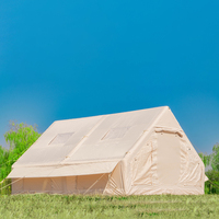 Tente gonflable de luxe 3*4m pour 4-6 personnes, une pièce, en tissu Oxford, imperméable, durable, hermétique, pour le camping