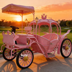 Voiture de Mariage Électrique en Forme de Citrouille – Vente Directe Usine – Calèche de Mariage - Product Image 1