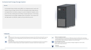 Système de stockage d'énergie sur réseau à refroidissement liquide par immersion de 250 kW 520 kWh pour usage commercial et industriel - Product Image 4