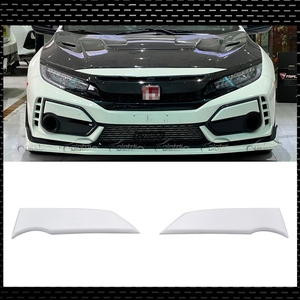 M stile FRP Splitter anteriore paraurti labbra fendinebbia Splitter Flaps per Honda Civic 10TH TYPE R FK8 Auto Tuning - Product Image 6