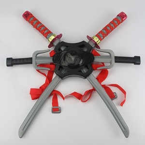 Samouraï japonais Ninja jouet couteau masque <span class=keywords><strong>arme</strong></span> gros accessoires <span class=keywords><strong>Kendo</strong></span> taille reliure COSPLAY Performance - Product Image 4