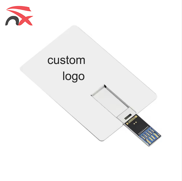 Wholesale Custom High Speed Portable 16GB 32GB 64GB Credit Card Shape USB Flash Drive for Business Gift