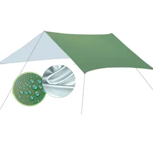 热卖野营雨篷防风UV50 + 遮阳帘户外折叠便携式沙滩雨篷帐篷