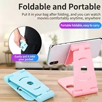 Support de téléphone pliable en PP - Support multi-angles réglable pour smartphone et tablette, support universel portable
