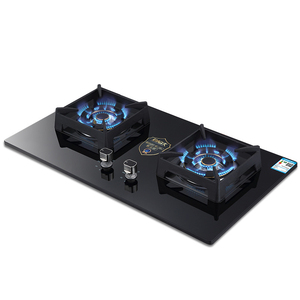 Cocina <span class=keywords><strong>Eléctrica</strong></span> de Gas con Vidrio Templado de 2 Hornillas - Product Image 1