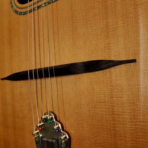 العلامة التجارية Aiersi جودة عالية الصوتية آلة موسيقية خمر تصميم أرتشتوب دي حفرة الجيتار الغجر شعار مخصص - Product Image 5