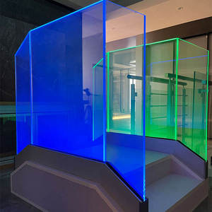 Système de balustrade en verre trempé sans cadre avec profilé en <span class=keywords><strong>U</strong></span> en aluminium, fixation au sol pour clôtures de terrasses extérieures et balustrades de balcons - Product Image 6