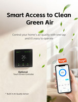 Système ERV AIR G4 avec écran tactile, capteur de qualité de l'air carré, filtre HEPA haute performance, fonctionnement silencieux, utilisation en sous-sol