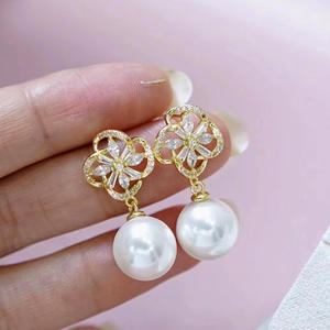 Pendientes de Plata DIY con Cuentas Redondas de Plata de Ley S925 de 8-12 mm, 21876, Accesorios de Moda, Bandeja Vacía y Pendientes Chapados - Product Image 1