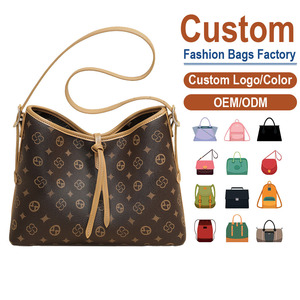 Premium PU Leather Chain Shoulder Bag Fashionable Quilted Shoulder Purse Daily <b>Handbag</b> with Gold Hardware - Product Image 1