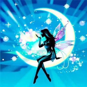 Moon Fairy Girl Tranh Kim Cương Trẻ Em Phim Hoạt Hình Full Khoan Tường Nghệ Thuật Tranh Thêu Handmade Quà Tặng Trang Trí Nội Thất