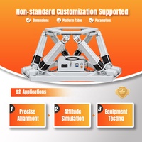 Plateforme de positionnement servo-électrique à 6 axes |   Plateforme de réglage d'attitude à six degrés de liberté avec précision micronique pour l'automatisation industrielle