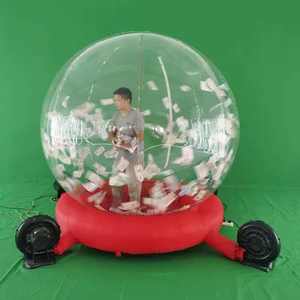 ตู้โชว์เงินแบบเป่าลมตู้โฆษณาทรงลูกบาศก์แบบพกพา - Product Image 3