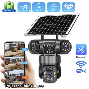 V380 Pro <span class=keywords><strong>3</strong></span> ống kính 1080P 5MP <span class=keywords><strong>3</strong></span> gam năng lượng mặt trời tầm nhìn ban đêm ngoài trời PTZ tự động theo dõi không dây IP66 CCTV <span class=keywords><strong>Camera</strong></span> An Ninh - Product Image 2