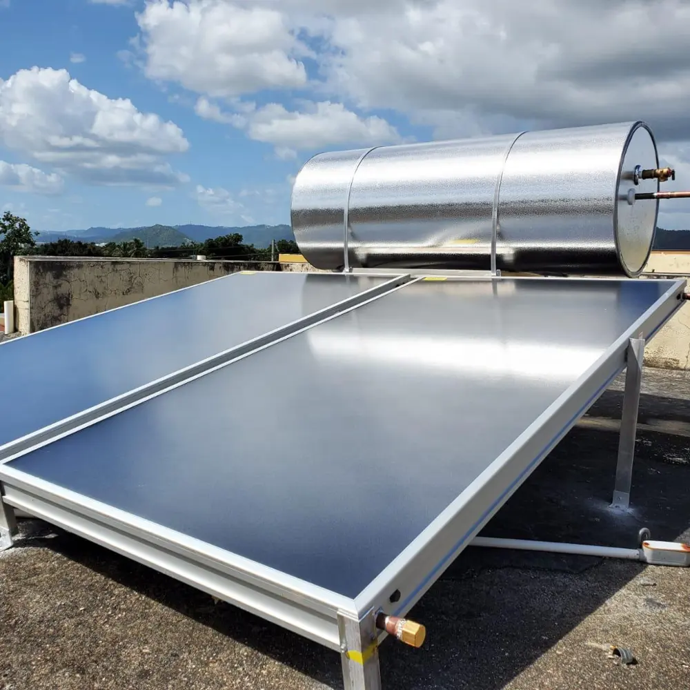 300L çin kazan şofben çatı basınçlı paslanmaz çelik güneş enerjili su ısıtıcıları güneş ısı pompası