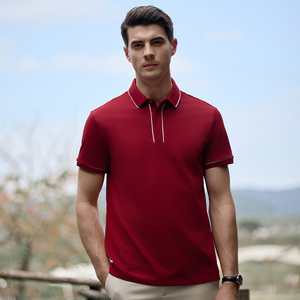 Chemises de golf slim pour hommes en gros, brodées, en piqué tissé 95% coton 5% élasthanne, respirantes, fabriquées au Vietnam, <span class=keywords><strong>prix</strong></span> abordable, logo personnalisé - Product Image 5