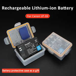 KingMa 充電式リチウムイオンバッテリー LP-E6 LP E6 キヤノン 5D Mark IV デジタル一眼レフカメラ用バッテリー - Product Image 3
