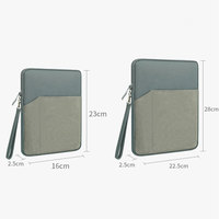 Fuliya Vente en gros de sac à doublure intérieure pour ordinateur portable Sac à pochette anti-éclaboussures Mini sac de rangement pour ordinateur portable 7.9-8.4 pouces pour tablette PC