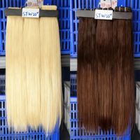 Lots de Cheveux Humains Bruts Non Traités 100% Naturels, Alignés dans le Sens de la Cuticule, Blond 613, Raides ou Ondulés, Vente en Gros